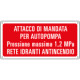 Etichetta adesiva attacco autopompa VV. F.