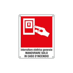 Etichetta adesiva interruttore elettrico manovrare