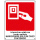 Cartello interruttore elettrico locale caldaia