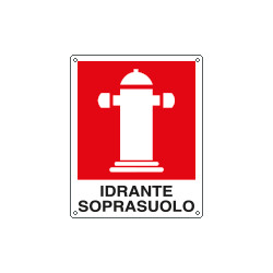Cartello Idrante soprasuolo