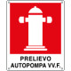 Cartello prelievo autopompa VVF