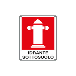 Cartello Idrante sottosuolo