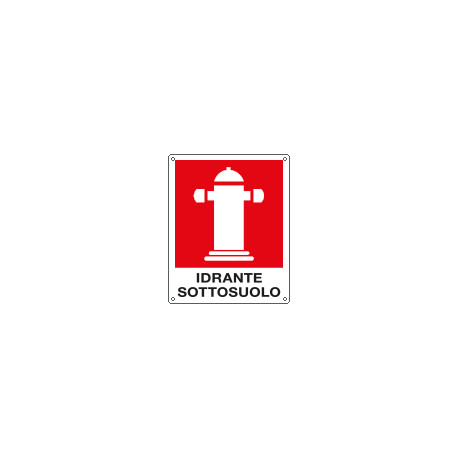 Cartello Idrante sottosuolo