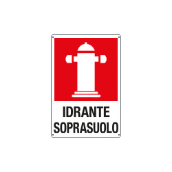 Cartello IDRANTE SOPRASUOLO