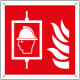 Cartello ascensore antincendio