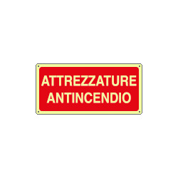 Etichetta fotoluminescente autoadesiva Attrezzature Antincendio