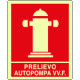 Cartello fotoluminescente prelievo autopompa