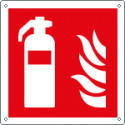 Cartello antincendio estintore solo simbolo EN ISO 7010