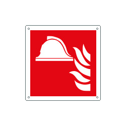 Cartello attrezzature antincendio solo simbolo EN ISO 7010
