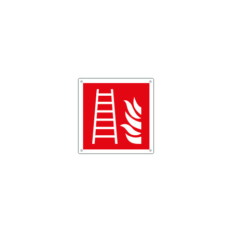 Cartello scala antincendio solo simbolo EN ISO 7010