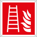 Cartello scala antincendio solo simbolo EN ISO 7010