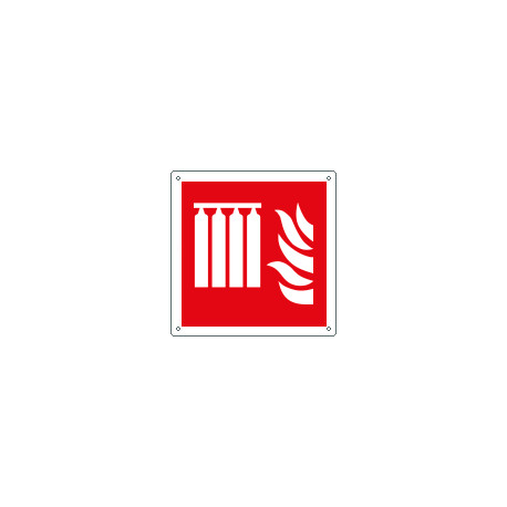 Cartello antincendio batteria fissa EN ISO 7010 F008
