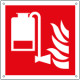 Cartello antincendio gruppo portatile antincendio EN ISO 7010 F010