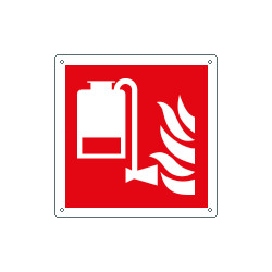 Cartello antincendio gruppo portatile antincendio EN ISO 7010 F010