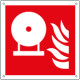 Cartello antincendio estintore fisso antincendio EN ISO 7010 F013