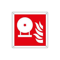 Cartello antincendio estintore fisso antincendio EN ISO 7010 F013