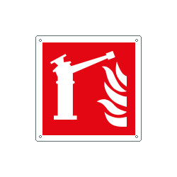 Cartello antincendio spingarda antincendio EN ISO 7010 F015