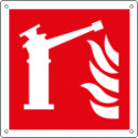 Cartello antincendio spingarda antincendio EN ISO 7010 F015