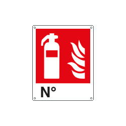 Etichetta adesiva estintore N. EN ISO 7010