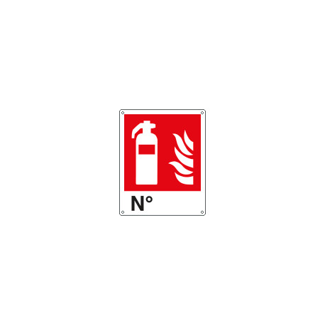 Etichetta adesiva estintore N. EN ISO 7010