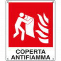 Cartello antincendio coperta antifiamma EN ISO 7010