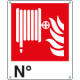 Cartello antincendio lancia antincendio n. simbolo+testo EN ISO 7010