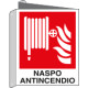 Cartello bifacciale naspo antincendio EN ISO 7010