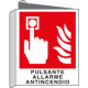 Cartello bifacciale pulsante allarme antincendio EN ISO 7010