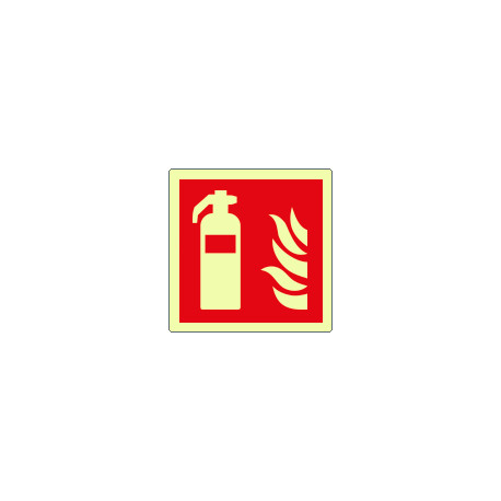 Cartello antincendio estintore solo simbolo EN ISO 7010