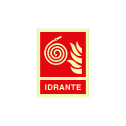 Etichetta fotoluminescente idrante