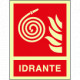 Cartello fotoluminescente idrante