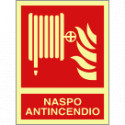 Cartello luminescente Naspo antincendio EN ISO 7010