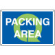 Sign information PACKAGING AREA