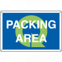 Sign information PACKAGING AREA