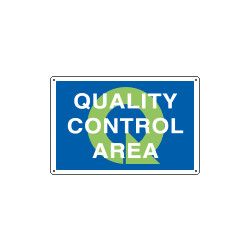 Sign information QUALITY CONTROL AREA
