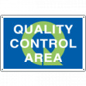 Sign information QUALITY CONTROL AREA