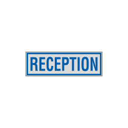 Label silver RECEPTION