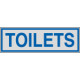 Label silver TOILETS