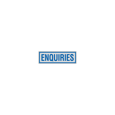 Label silver ENQUIRIES