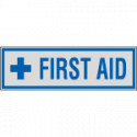 Label silver FIRST AID