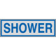 Label silver SHOWER