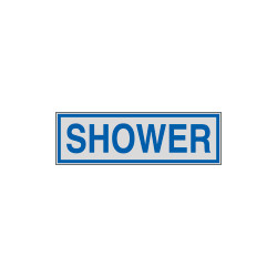 Label silver SHOWER
