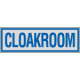 Label silver CLOAKROOM