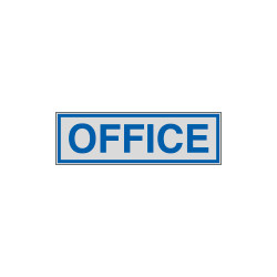 Label silver OFFICE