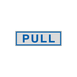 Label silver PULL