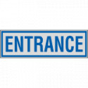 Label silver ENTRANCE