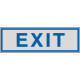 Label silver EXIT