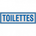 Label silver TOILETTES