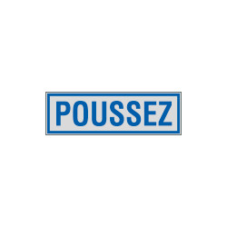 Label silver POUSSEZ