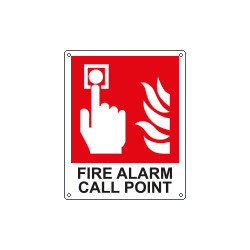Sign FIRE ALLARM CALL POINT EN ISO 7010 F005